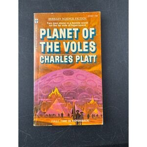 Planet of the Voles Charles Platt 1972 Berkley Medallion Paperback S2248